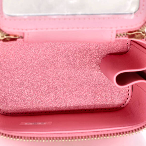 Chanel Mini Classic Top Handle Vanity Case with Chain Quilted Lambskin - Picture 5 of 5